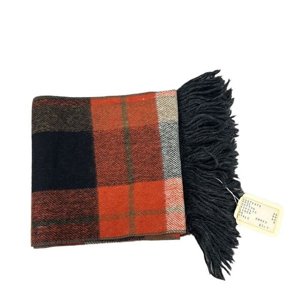Vintage Betmar plaid wool blend scarf - Picture 6 of 7